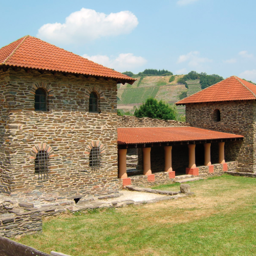 Blick auf die Villa Rustica in Mehring